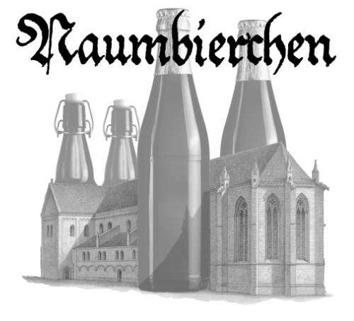 Naumbierchen-Logo: Naumburger Dom mit Bierflaschen als Türme. Link zum Beitrag